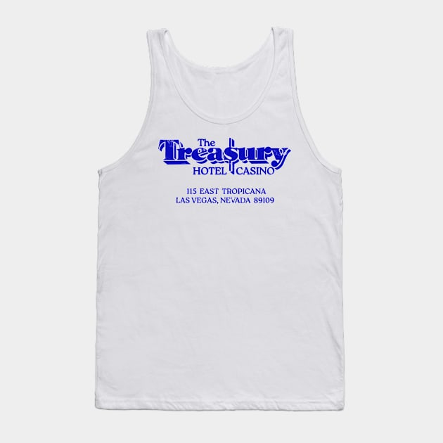 The Treasury Hotel Casino Las Vegas Tank Top by StudioPM71